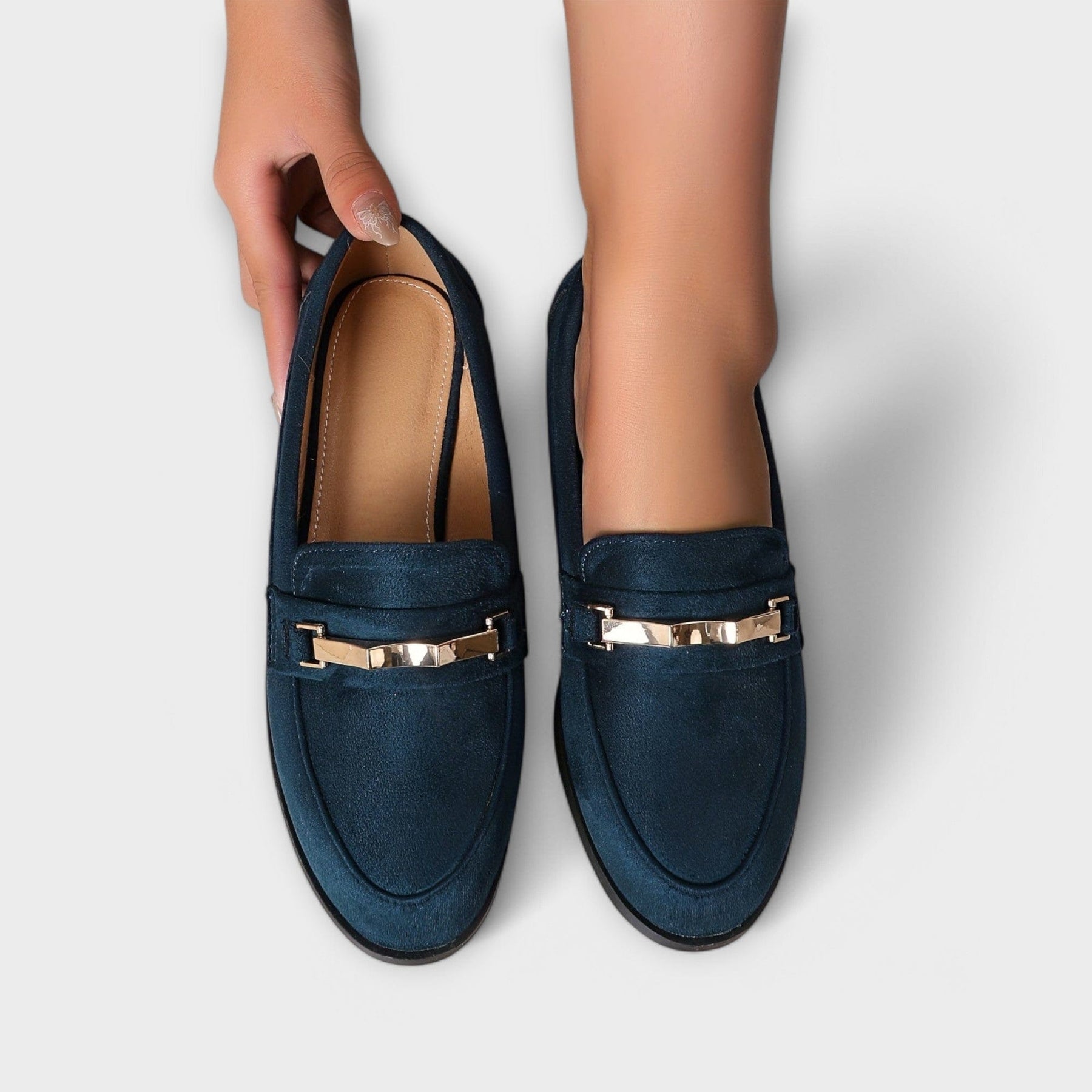 Noémie | Loafer aus Veloursleder