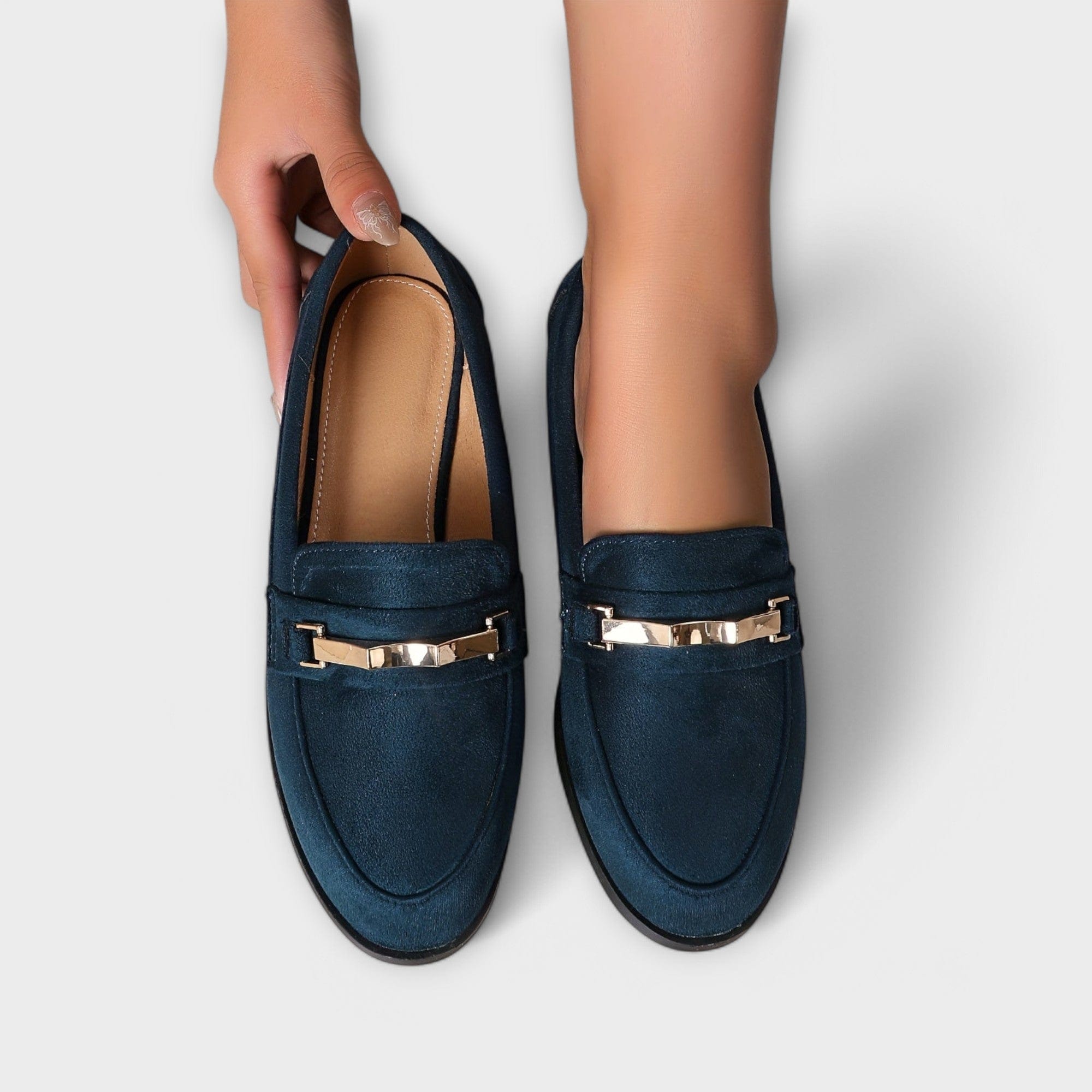 Noémie | Loafer aus Veloursleder