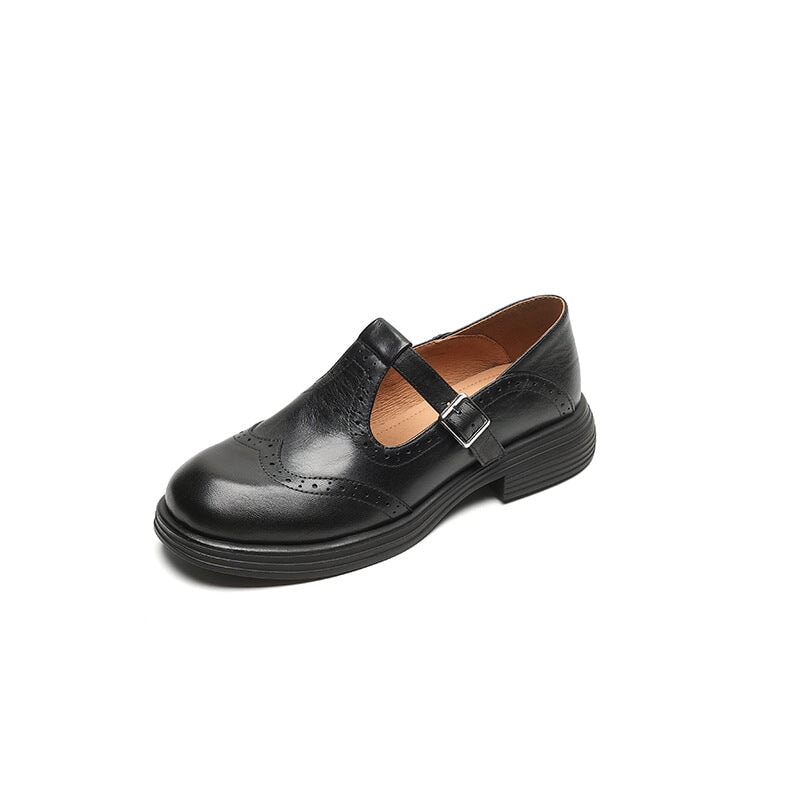 Elegante Mary Janes aus Leder