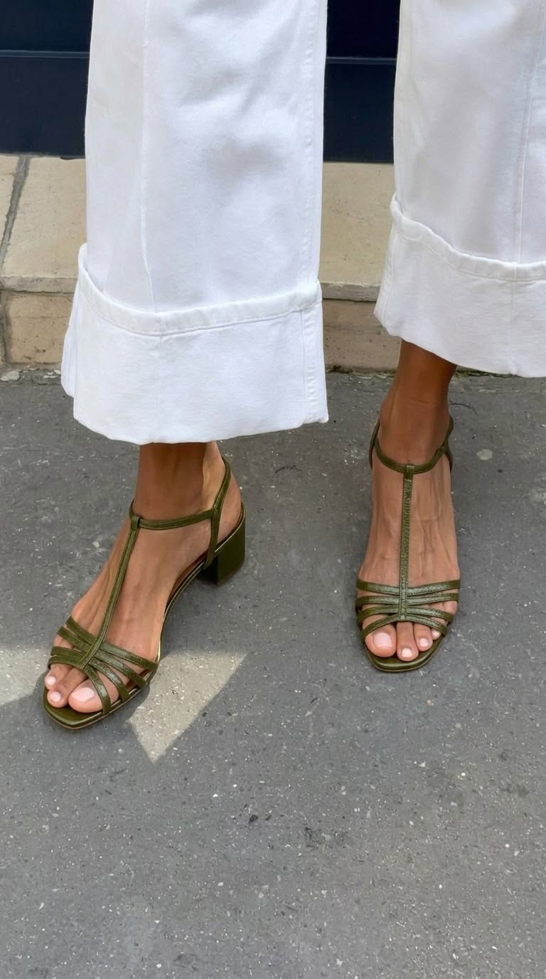 Allegra | Goldene Sandalen Alltägliche Eleganz