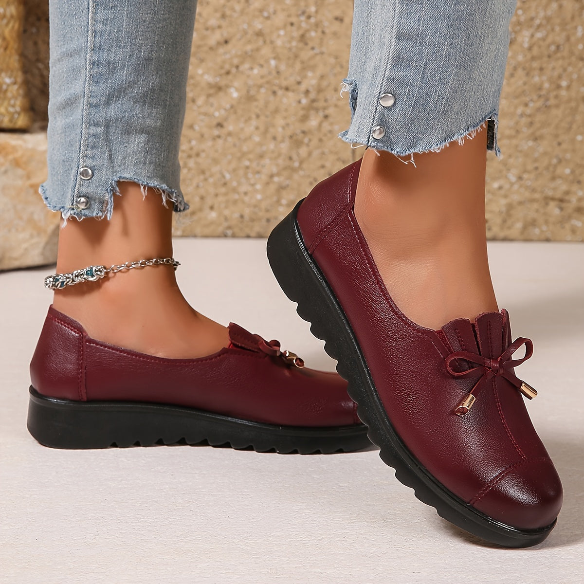 Rosalie | Orthopädische Bow Loafers