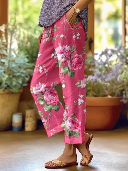 Roseanne | Freizeit-Blumenhose
