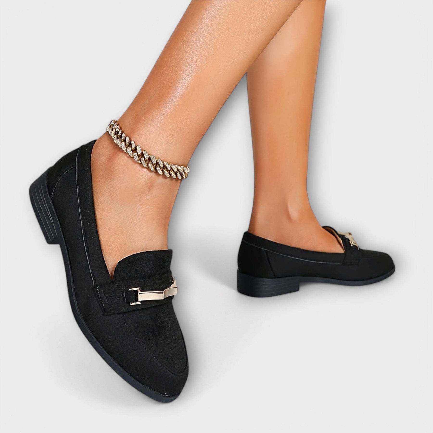 Noémie | Loafer aus Veloursleder