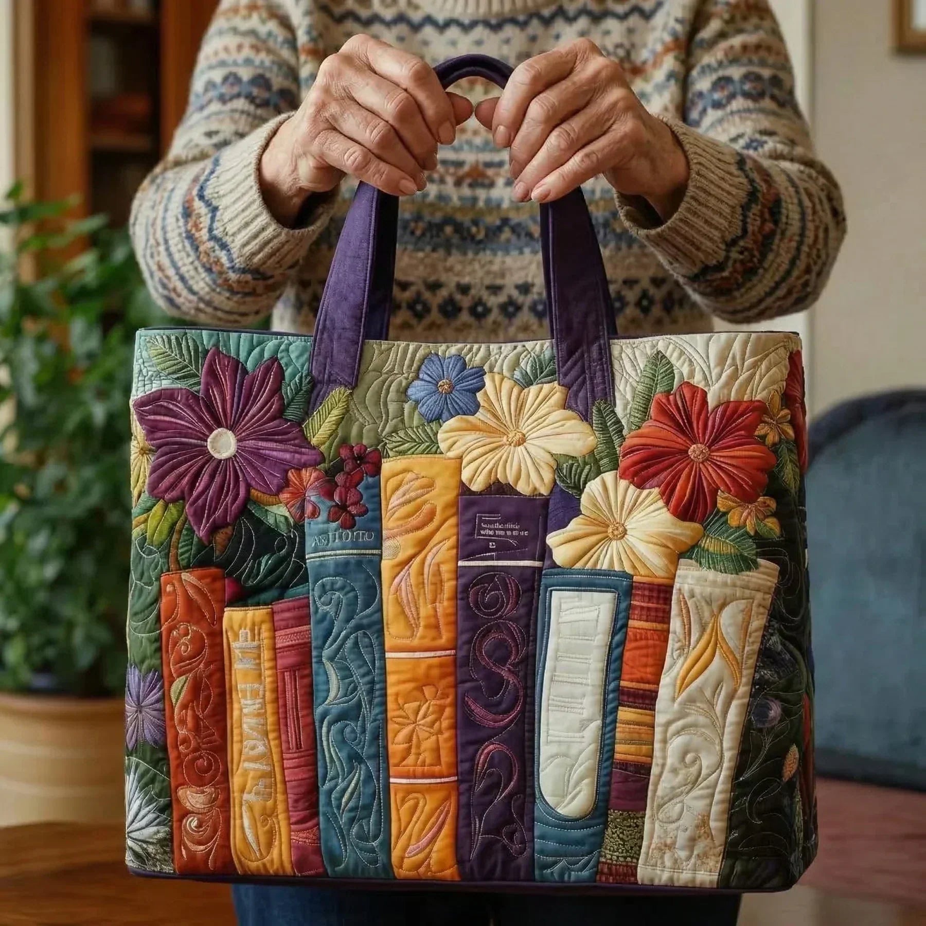 Stepptasche - Bücherliebhaber