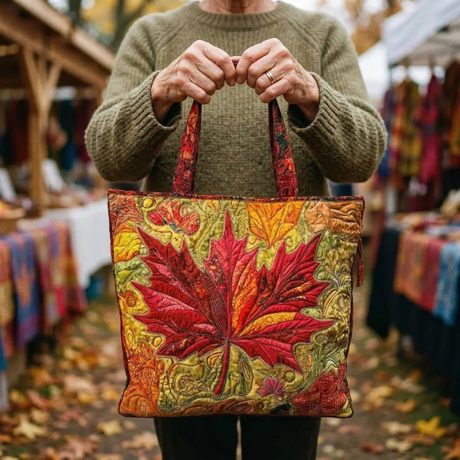 Handwerkliche Tasche - Ahorn bei Sonnenuntergang