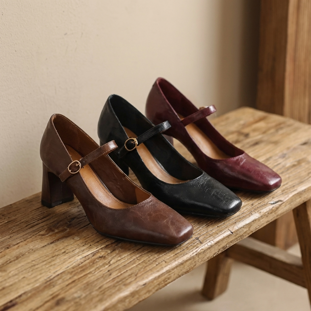 Monroe Lederriemen-High Heels