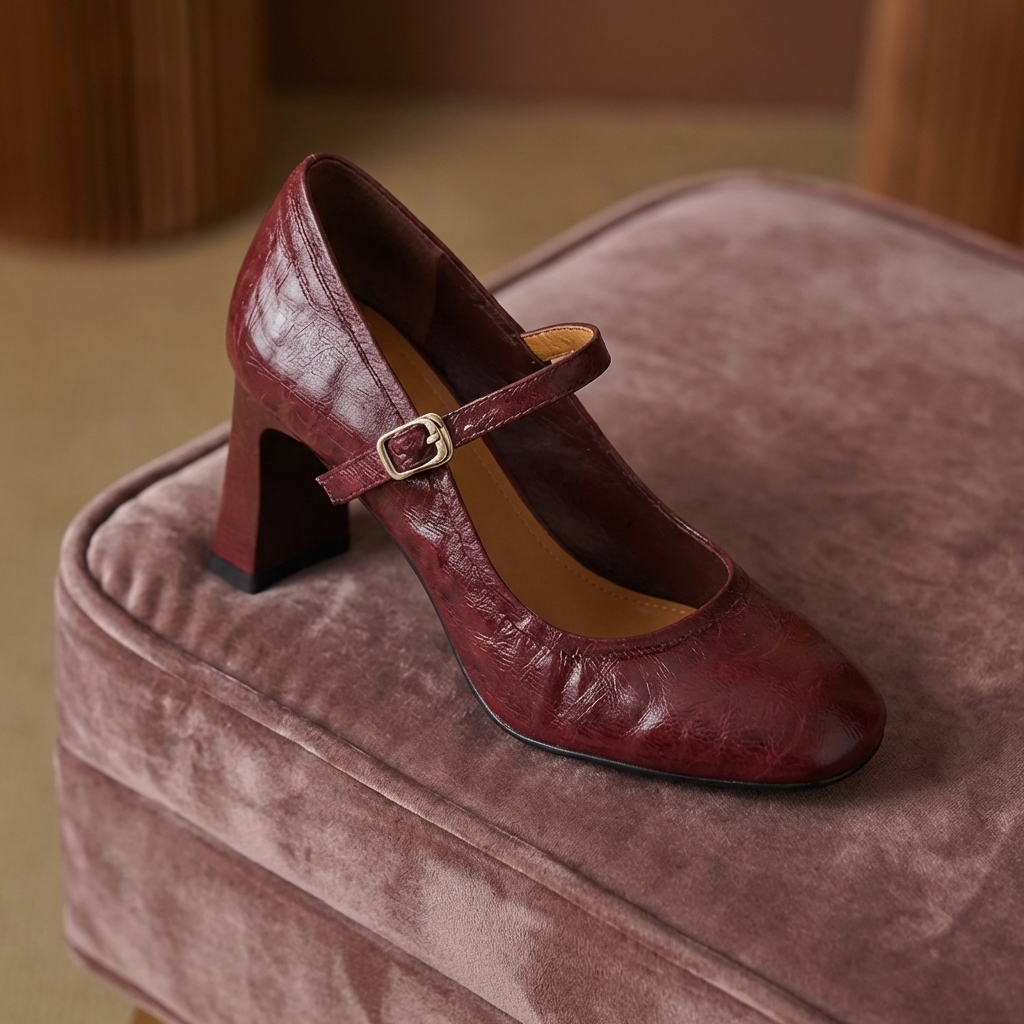 Monroe Lederriemen-High Heels