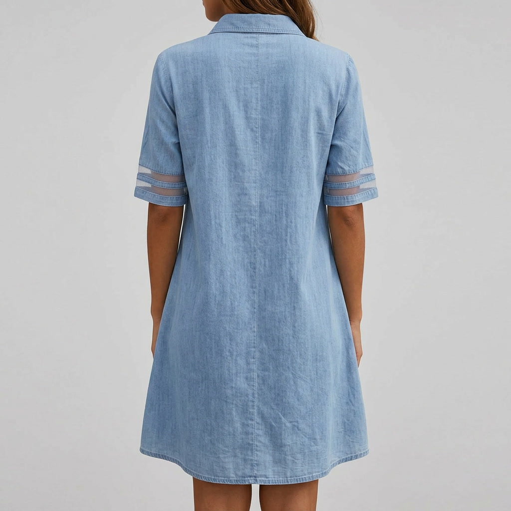 Brittany | Figurfreundliches Jeanskleid