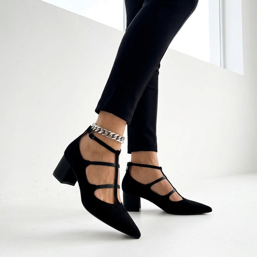 Nancy | Elegante Pumps mit Riemchen