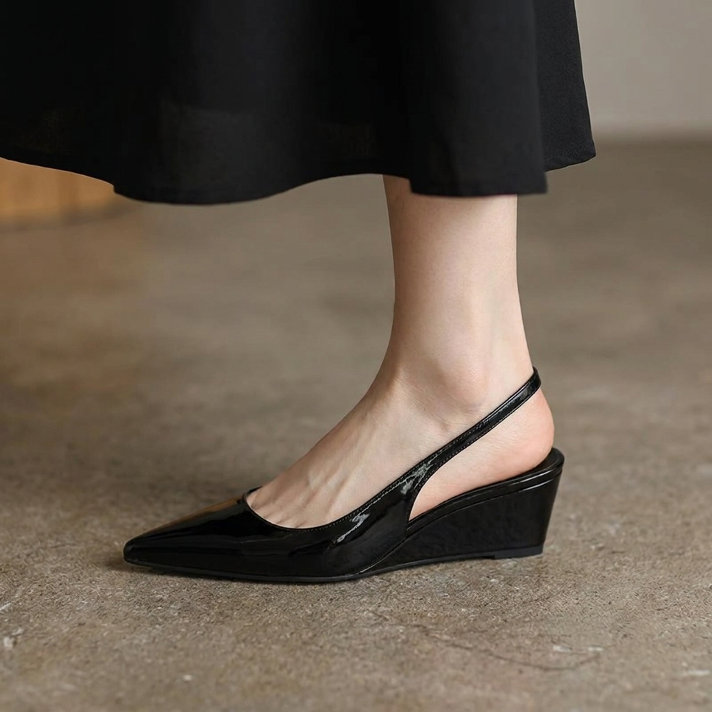 Elena | Elegante Slingback-Keilabsätze