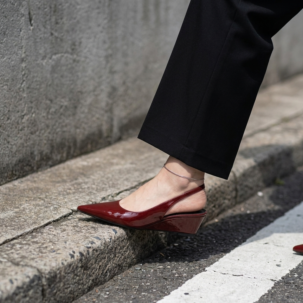 Elena | Elegante Slingback-Keilabsätze