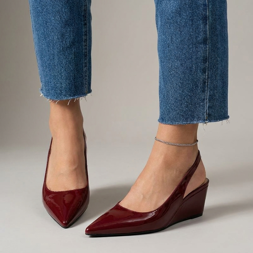 Elena | Elegante Slingback-Keilabsätze