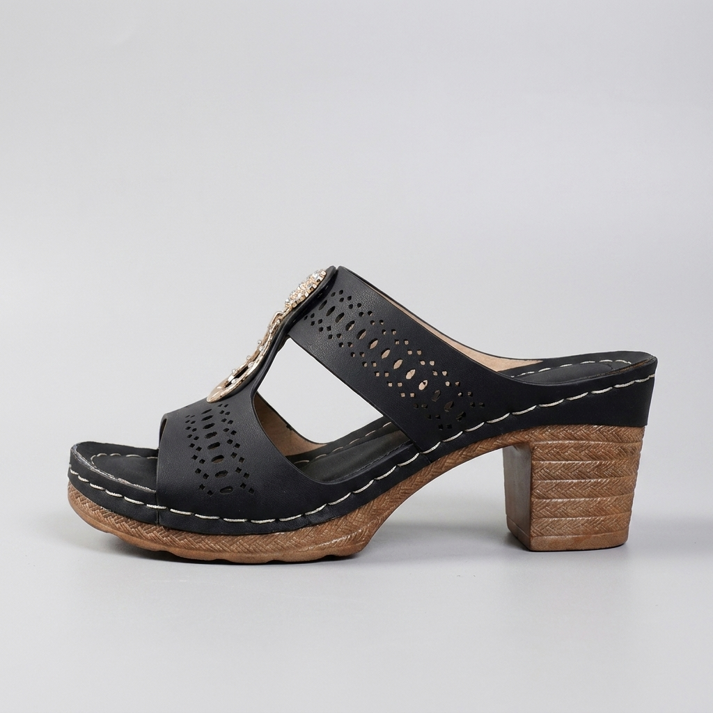 Linda | Orthopädische Komfort-Sandalen mit hohem Absatz
