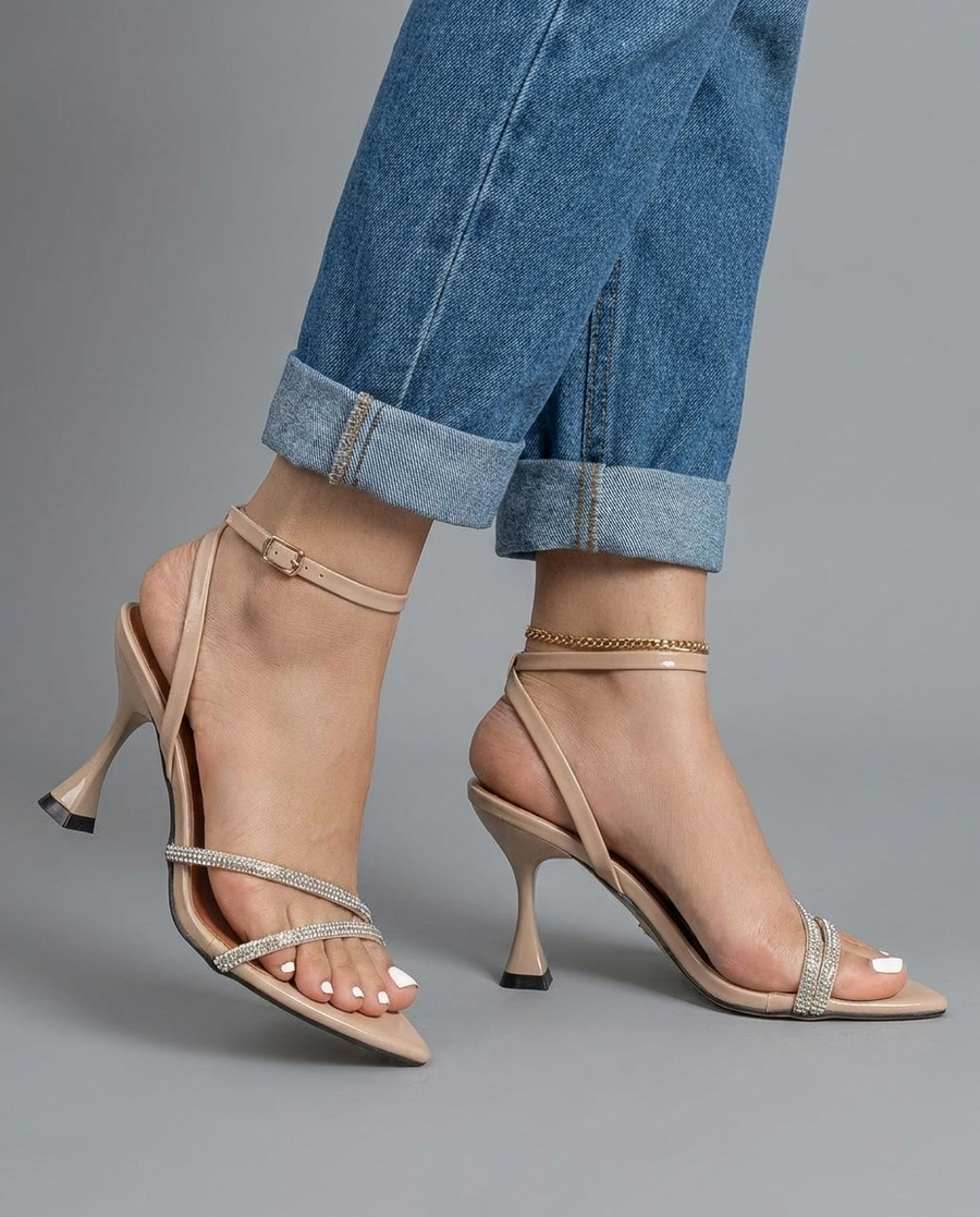 Diana | High Heels mit Strassriemen