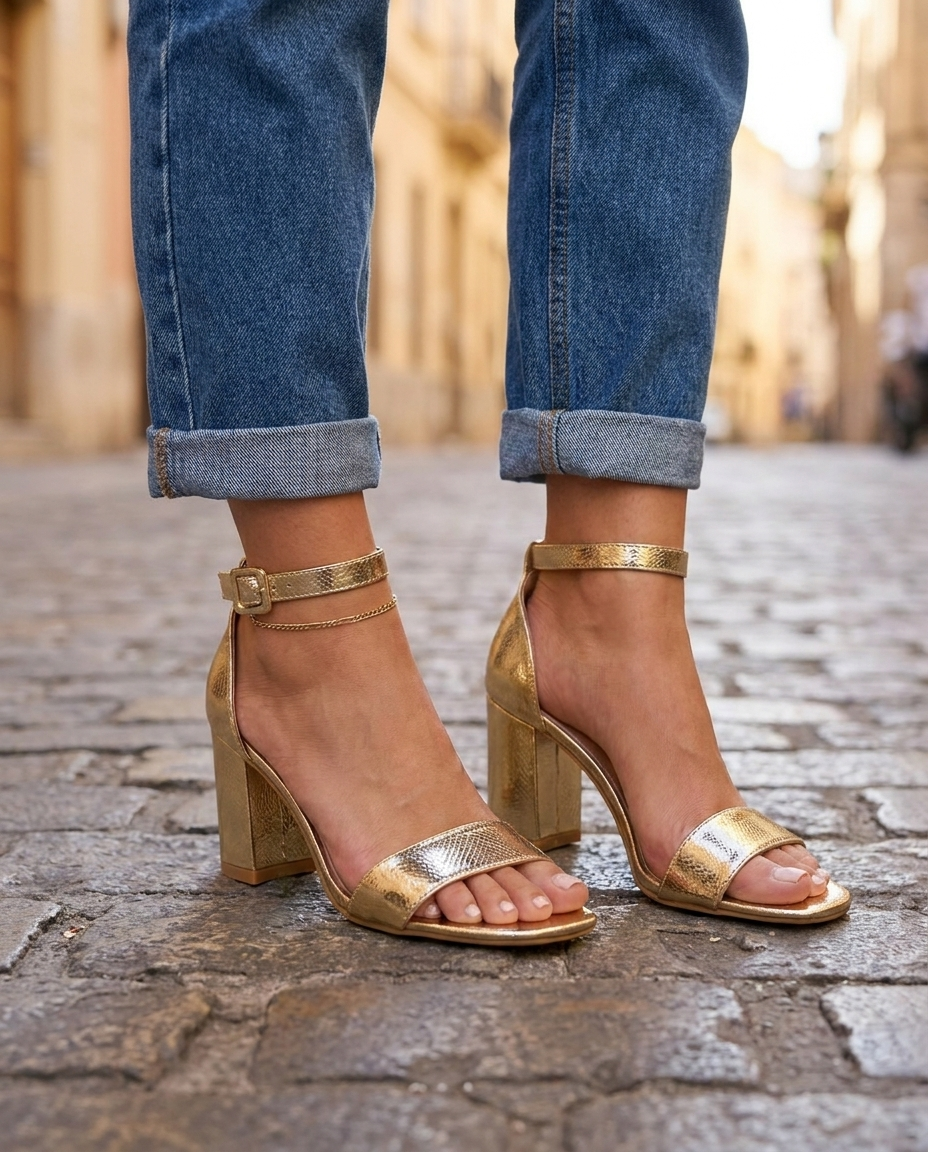 Elisa | Sandalen mit Blockabsatz