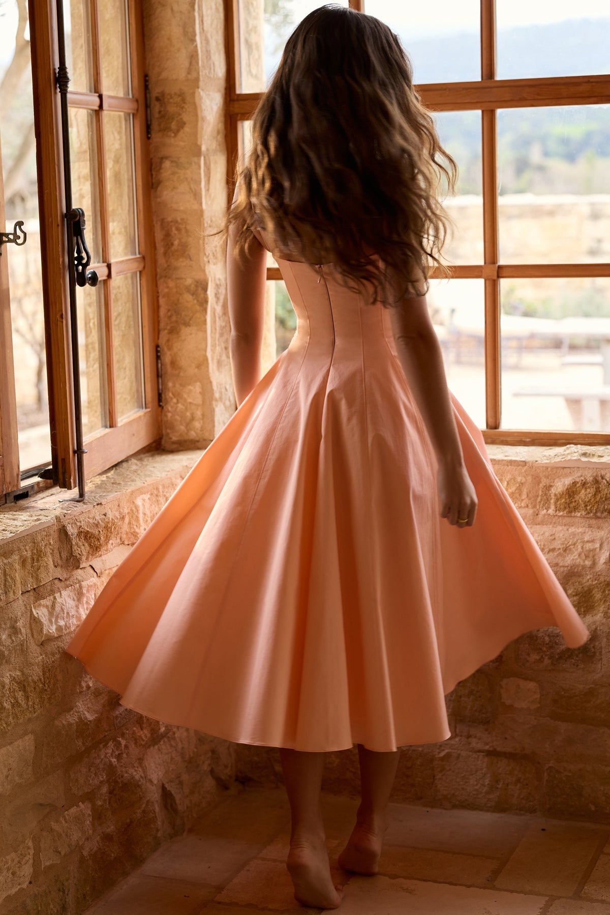 JASMYN | Fließendes Midikleid