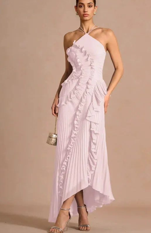LIYANA | Spiral-Rüschenkleid