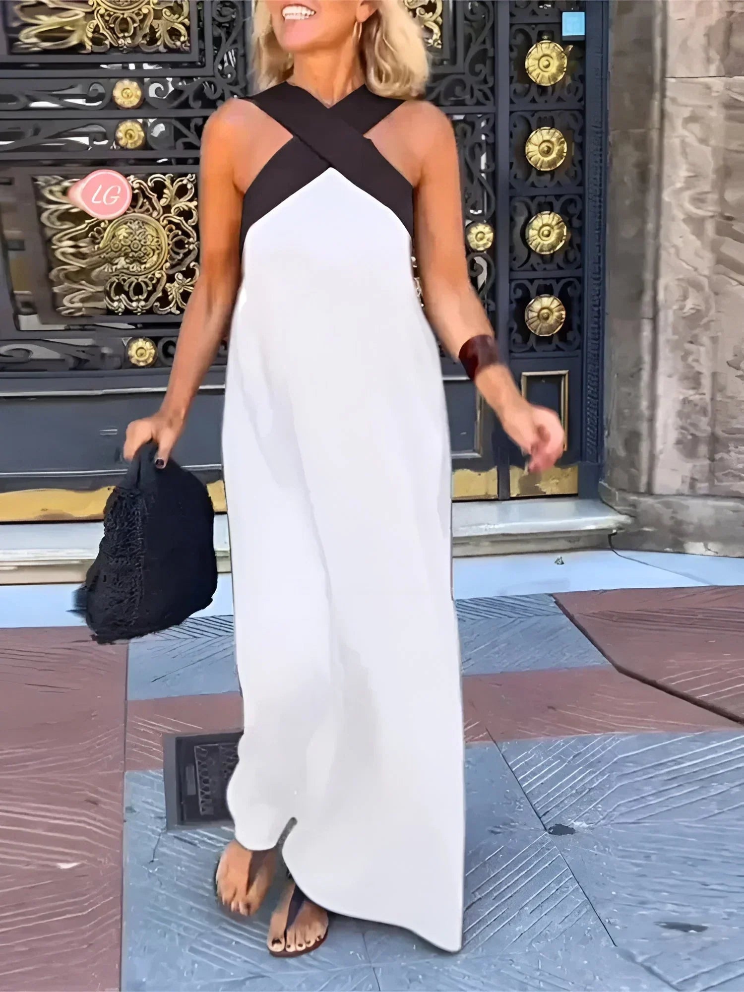 Quirine | Wickel-Maxikleid-