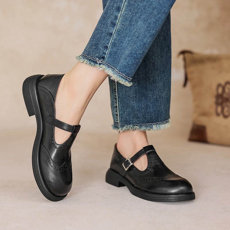 Elegante Mary Janes aus Leder