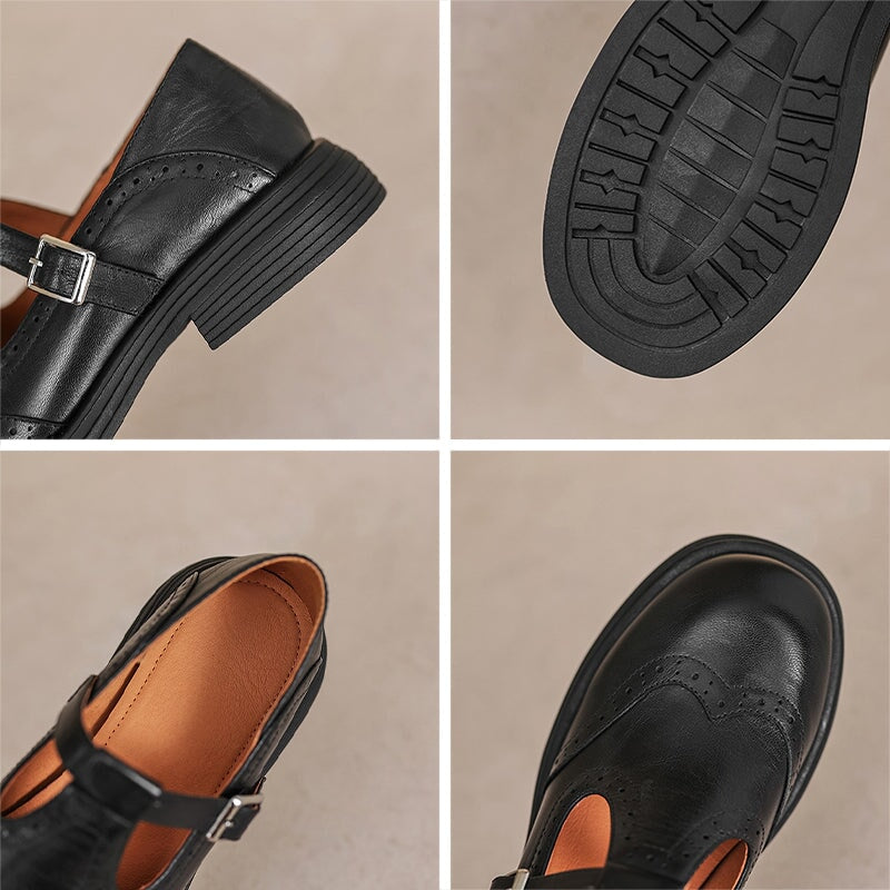 Elegante Mary Janes aus Leder