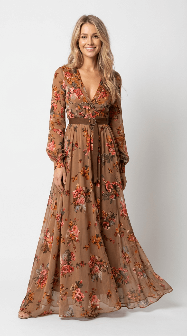 Iris | Boho Maxikleid