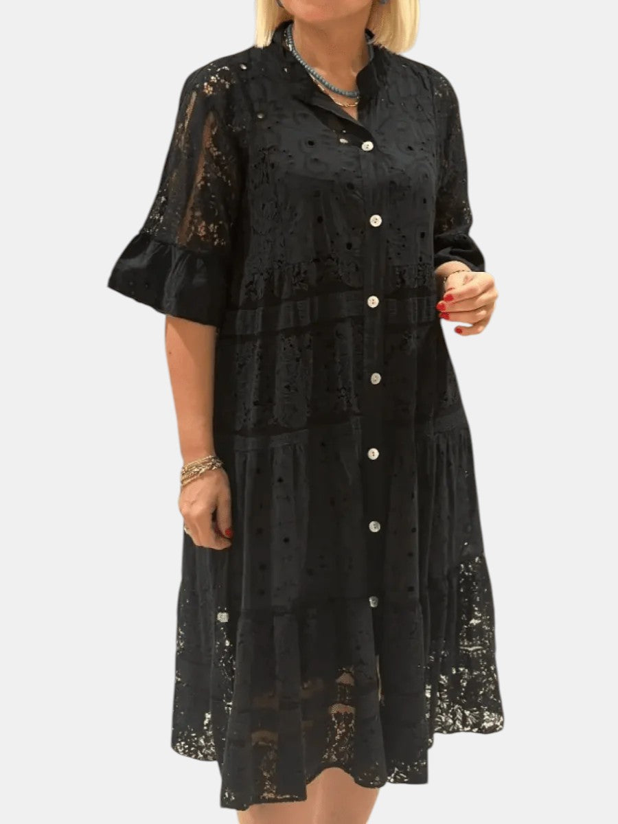Cherylann™ | Blumen-Midikleid