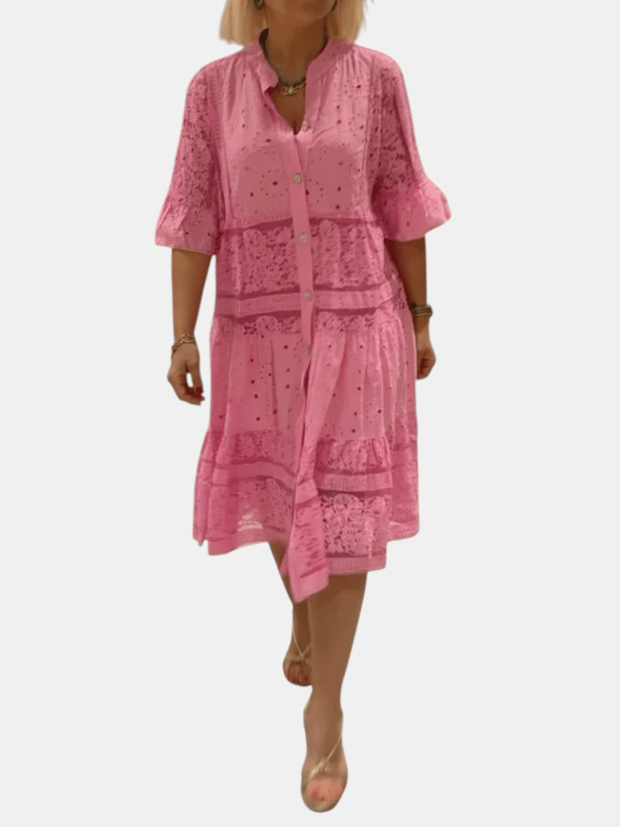 Cherylann™ | Blumen-Midikleid