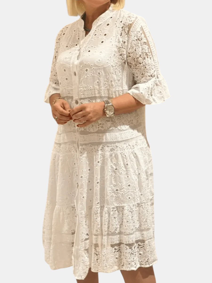 Cherylann™ | Blumen-Midikleid