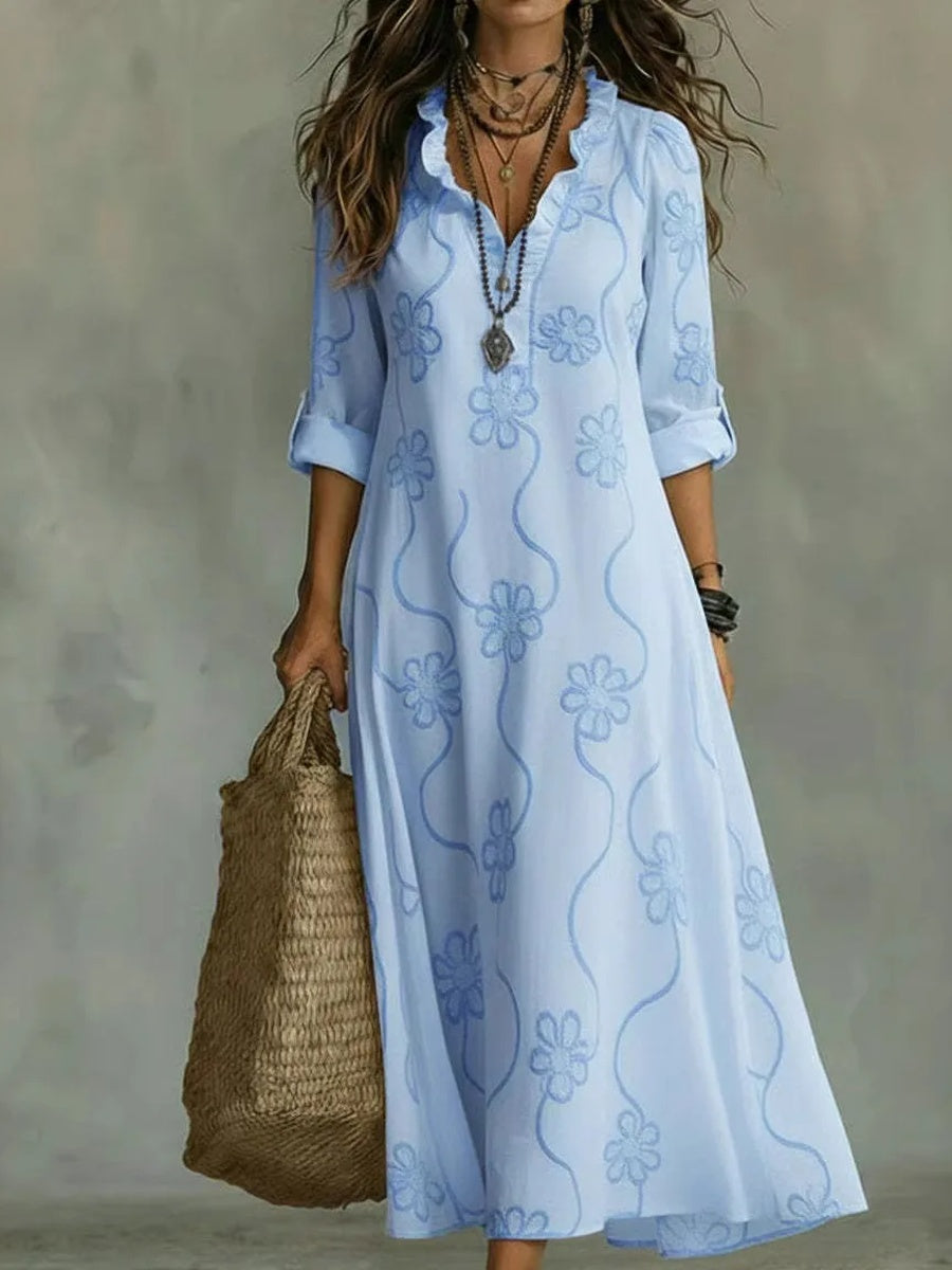 Sienna Sommer Maxikleid mit Blumenmuster
